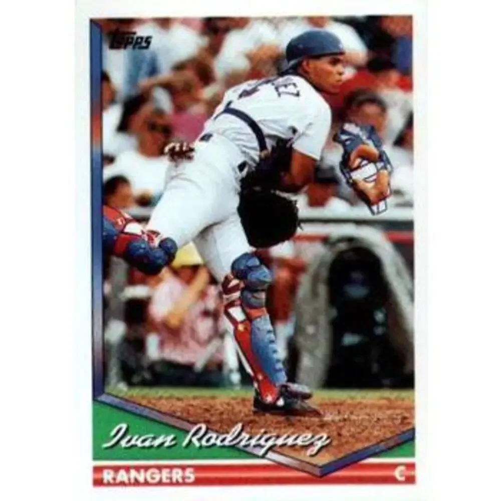 1994 Topps Ivan Rodriguez # 165 Texas Rangers